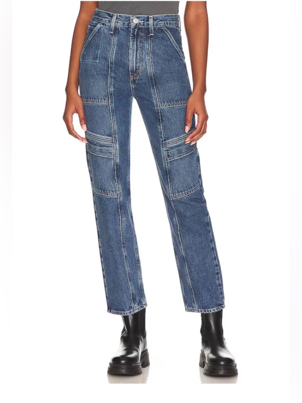 AGOLDE Cooper Cargo Jeans in Regulation Size 24 • Utility Chic